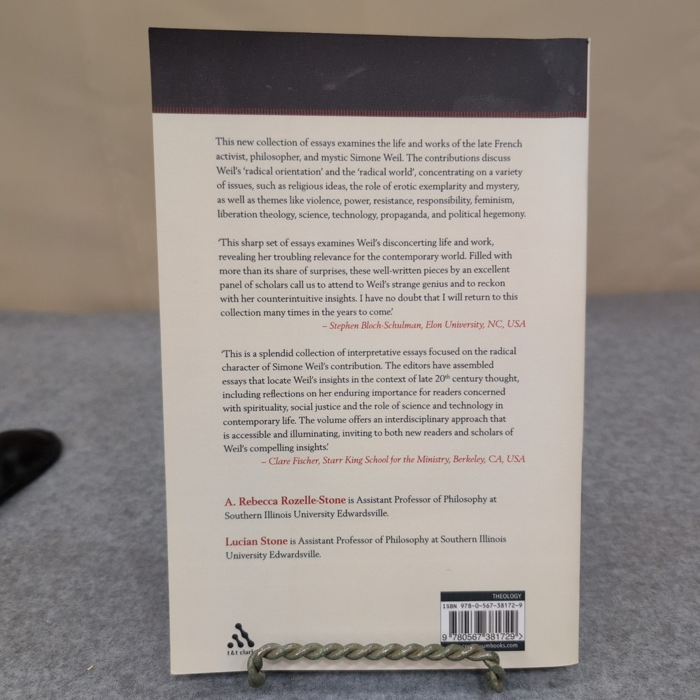 The Relevance of the Radical Simone Weil 100 Years‎ Later Essays Signed + Photo - Picture 7 of 7